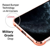 Rose Gold Plating TUFF Klarity Lux Candy Skin Case for iPhone 11 Pro