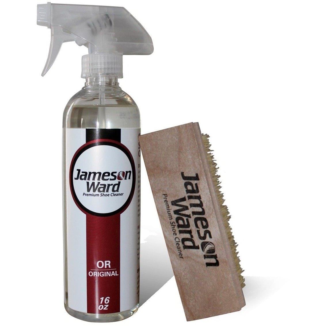 Jameson Ward Premium Shoe Cleaner Kit 16oz - Clear Easy To Use Spray Jameson Ward Premium Shoe Cleaner Kit - Jameson Ward