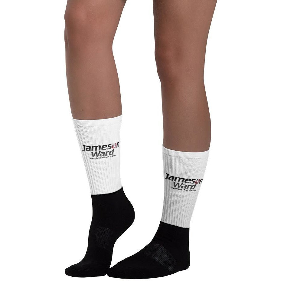Jameson Ward Premium Shoe Cleaner Black foot socks - Jameson Ward