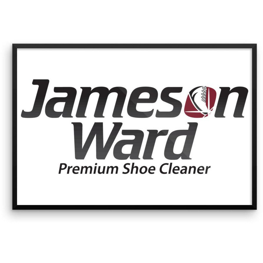 Jameson Ward Premium Shoe Cleaner Framed photo paper poster - Jameson Ward