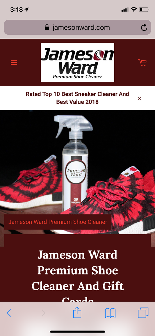 Shoe Cleaner - Jameson Ward Premium Shoe Cleaner