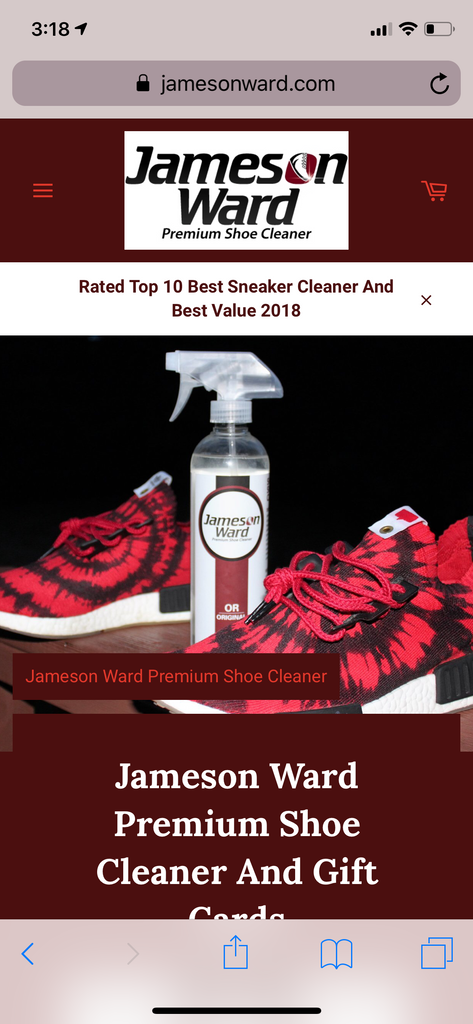 Shoe Cleaner - Jameson Ward Premium Shoe Cleaner