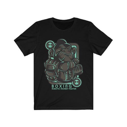 Boxing Monkey Fighter Graphic T-Shirt Men's Clothing - Jameson Ward