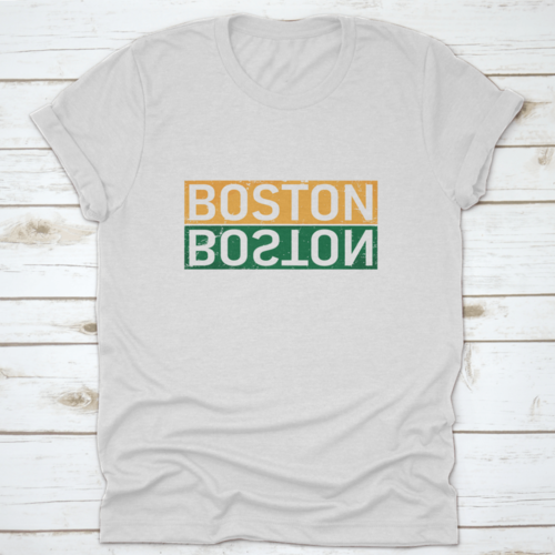 Boston T-Shirt Print Design. Vintage Square Seal Stamp, Badge Applique T-shirts - Jameson Ward