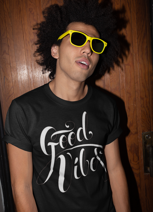 Good Vibes Type T-shirt T-shirts - Jameson Ward