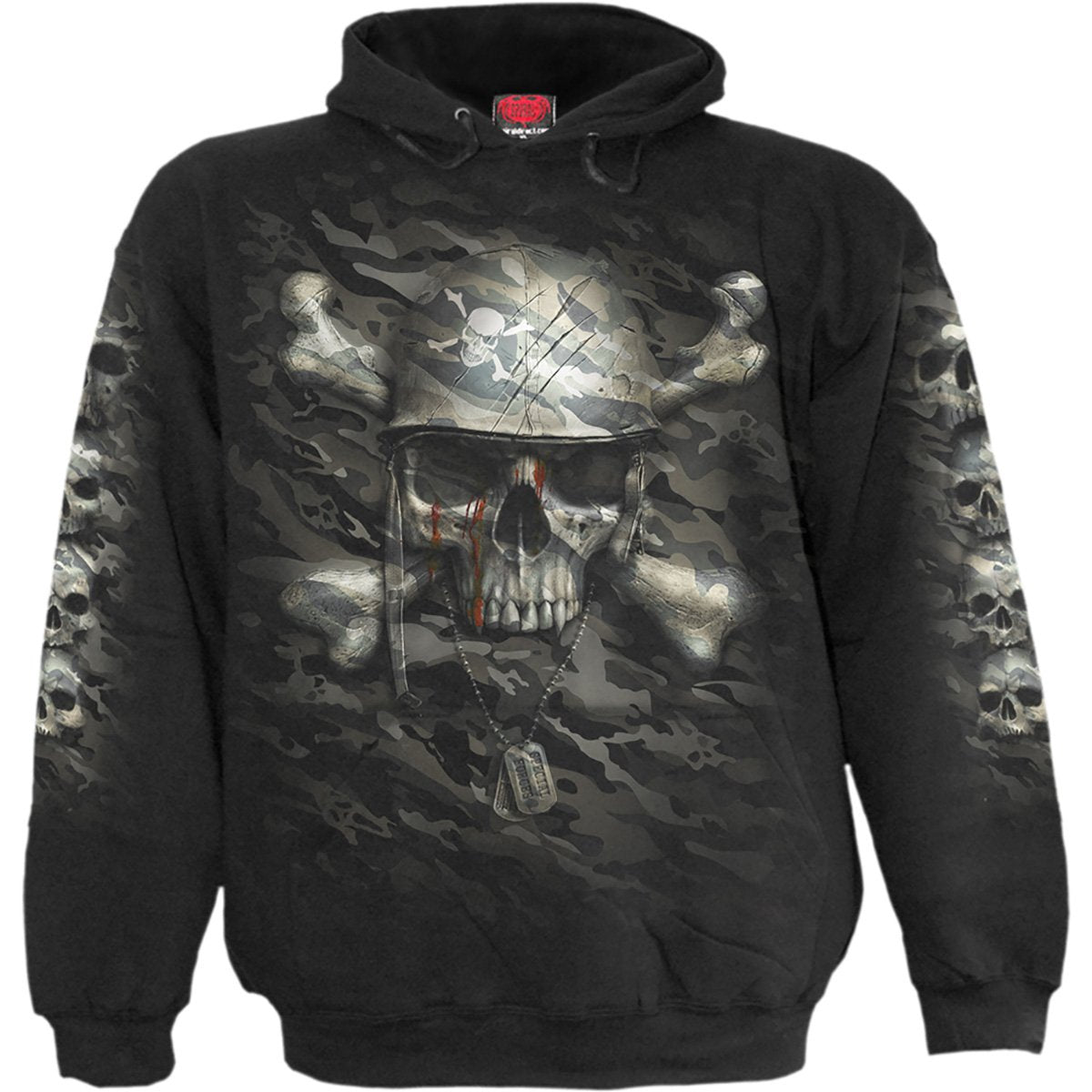 CAMO-SKULL - Hoody Black Sweaters & Hoodies - Jameson Ward