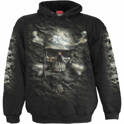 CAMO-SKULL - Hoody Black Sweaters & Hoodies - Jameson Ward
