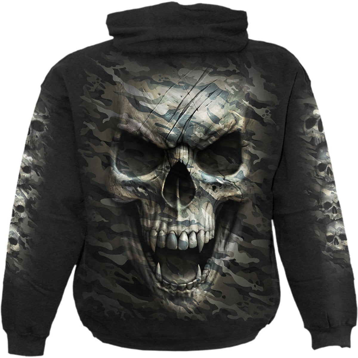 CAMO-SKULL - Hoody Black Sweaters & Hoodies - Jameson Ward