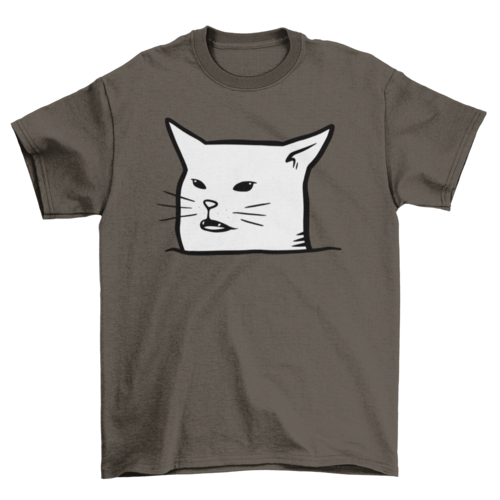 Unimpressed Meh Black Cat T-shirt T-shirts - Jameson Ward