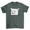 Unimpressed Meh Black Cat T-shirt T-shirts - Jameson Ward