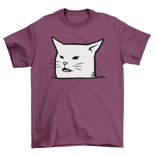 Unimpressed Meh Black Cat T-shirt T-shirts - Jameson Ward