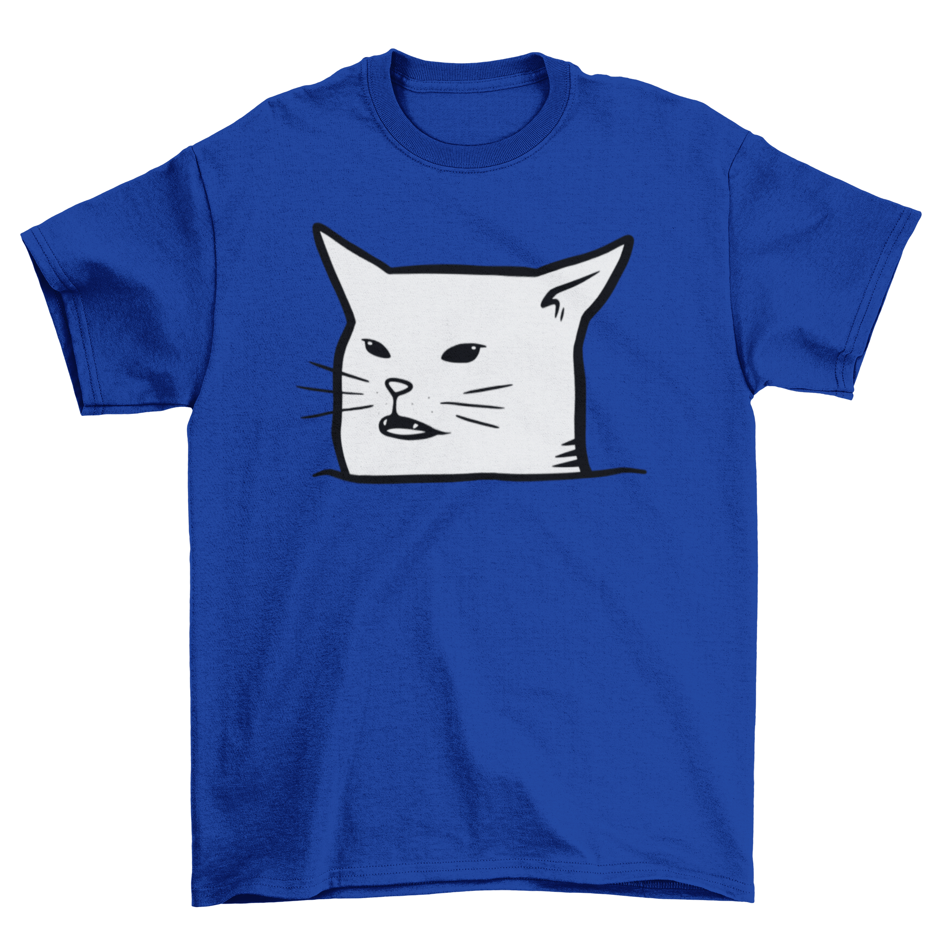 Unimpressed Meh Black Cat T-shirt T-shirts - Jameson Ward