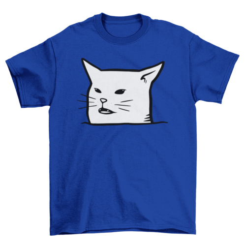 Unimpressed Meh Black Cat T-shirt T-shirts - Jameson Ward