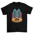 Cryptocurrency city t-shirt design T-shirts - Jameson Ward