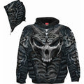 SKULL ARMOUR - Allover Hoody Black Sweaters & Hoodies - Jameson Ward