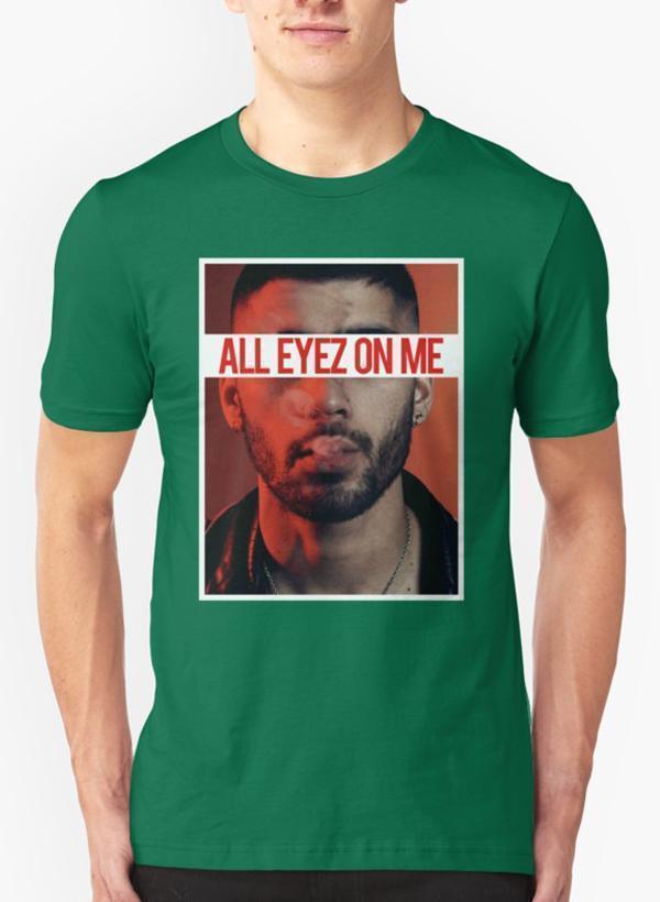 All Eyes On Me Green T-shirt T-shirts - Jameson Ward