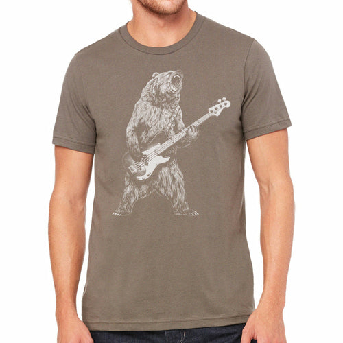 Bear Playing Bass Guitar T-shirts - Jameson Ward
