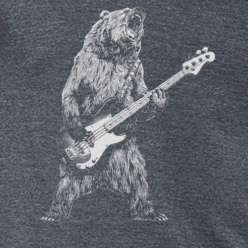 Bear Playing Bass Guitar T-shirts - Jameson Ward
