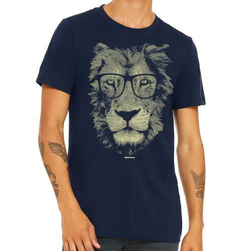 Lion Wearing Glasses T-shirts - Jameson Ward