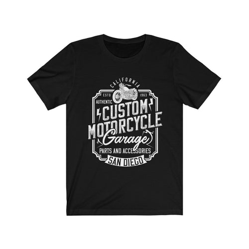 Custom Motorcycle Garage T-Shirt T-shirts - Jameson Ward