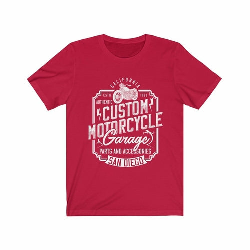 Custom Motorcycle Garage T-Shirt T-shirts - Jameson Ward