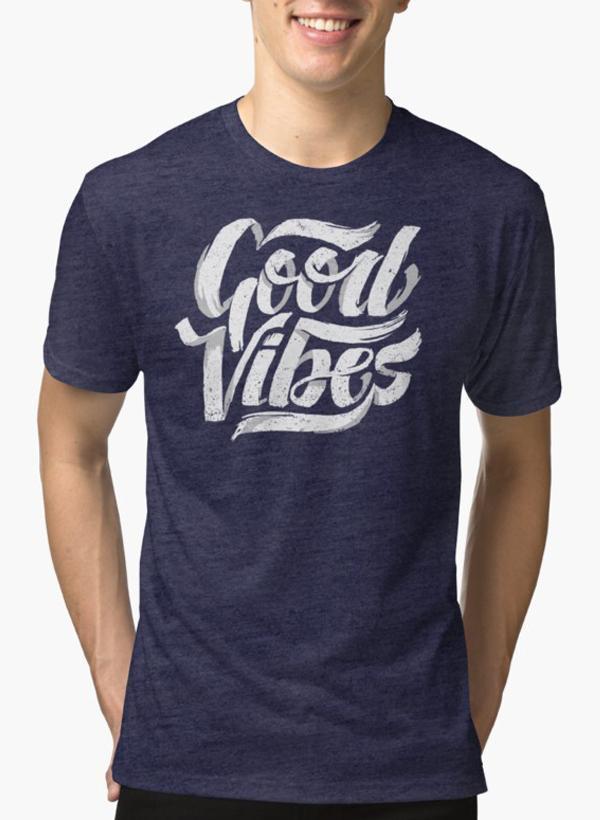 Good Vibes - Feel Good T-Shirt Purple T-shirt T-shirts - Jameson Ward
