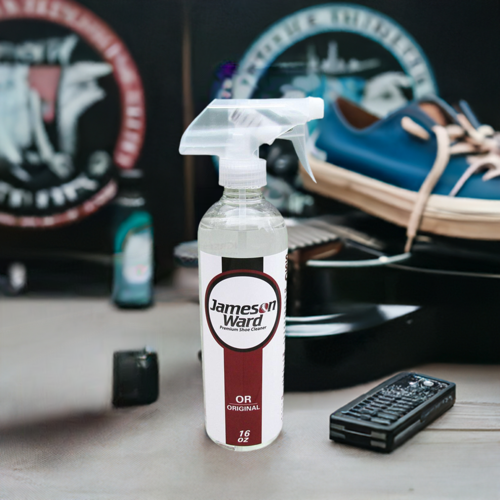 Jameson Ward Premium Shoe Cleaner Clear Easy To Use 16 oz Spray Bottle Premium Shoe Cleaner - Jameson Ward