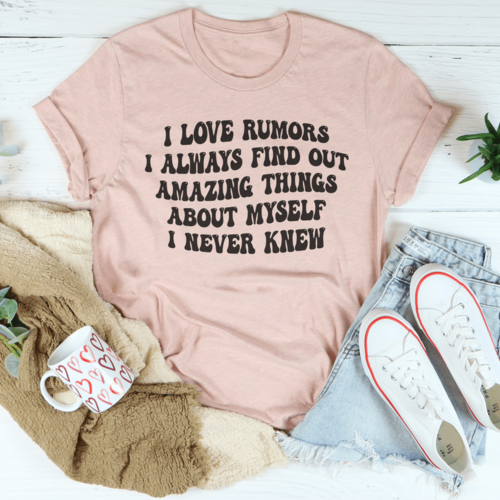 I Love Rumors T-Shirt T-shirts - Jameson Ward