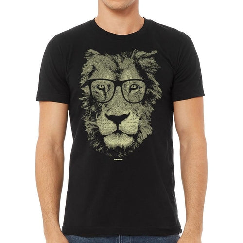 Lion Wearing Glasses T-shirts - Jameson Ward