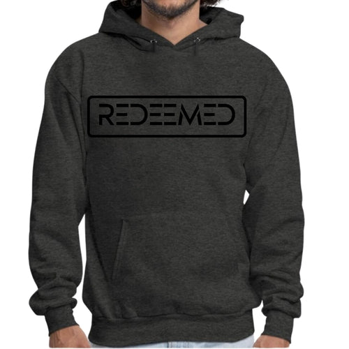 Mens Graphic Hoodie Redeemed Black Illustration Accessories - Jameson Ward