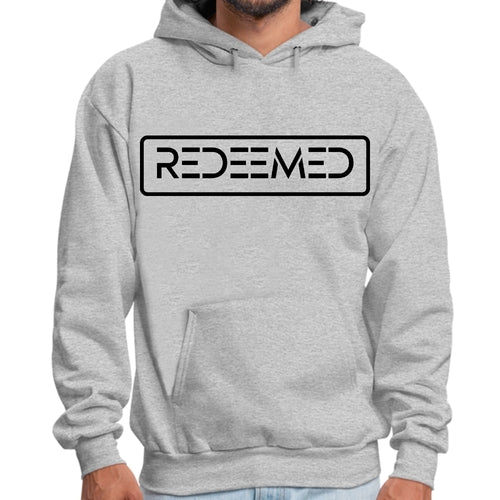 Mens Graphic Hoodie Redeemed Black Illustration Accessories - Jameson Ward