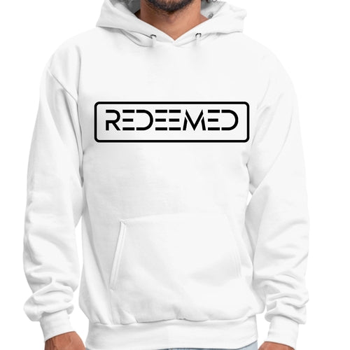 Mens Graphic Hoodie Redeemed Black Illustration Accessories - Jameson Ward