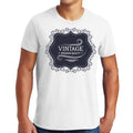 Mens Graphic T-shirt Vintage Premium Quality Blue White Illustration Accessories - Jameson Ward