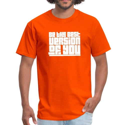 Mens T-shirt - be the Best Version of you Graphic Tee Activewear - Jameson Ward