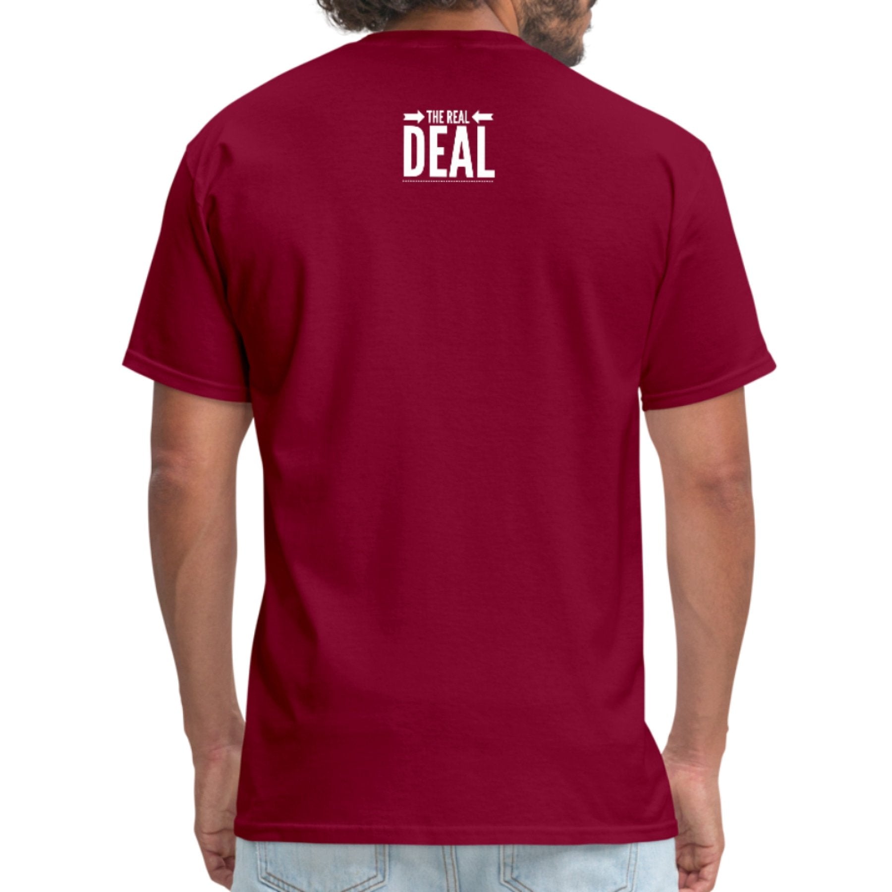 Mens Unisex T-shirt, The Real Deal Double Arrow Graphic Tee Activewear - Jameson Ward