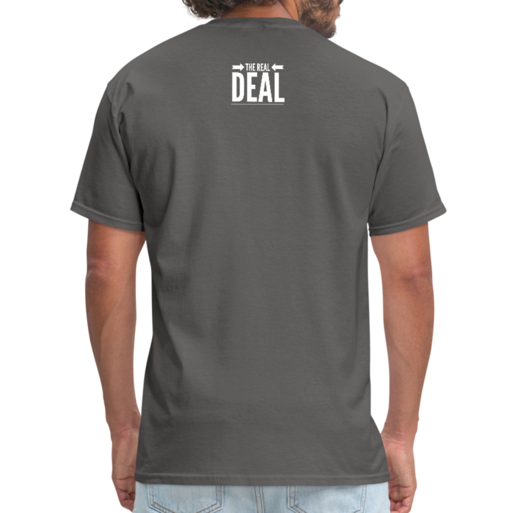 Mens Unisex T-shirt, The Real Deal Double Arrow Graphic Tee Activewear - Jameson Ward