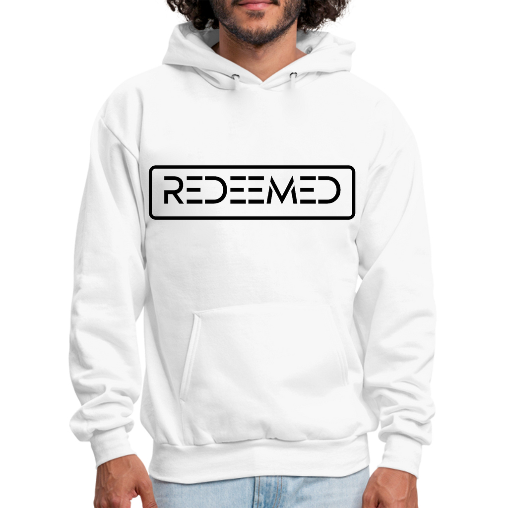 Mens Graphic Hoodie Redeemed Black Illustration Accessories - Jameson Ward
