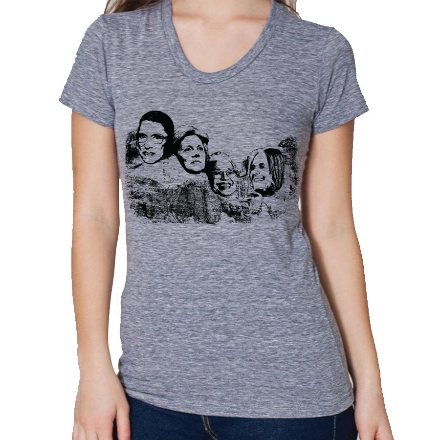 Great American Women on Mt Rushmore T-shirts - Jameson Ward