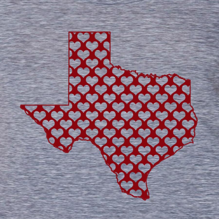 Texas hearts- women's T-shirts - Jameson Ward
