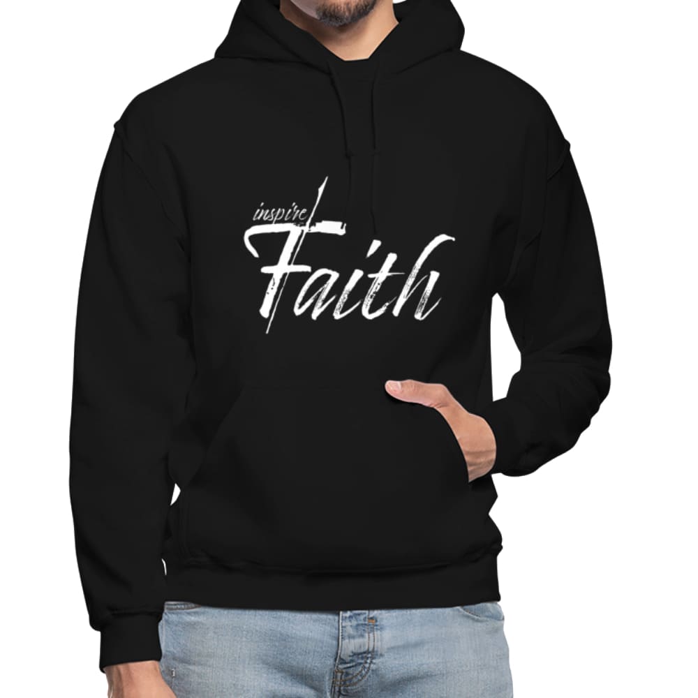Mens Hoodie - Pullover Hooded Sweatshirt - Graphic/inspire Faith Sweaters & Hoodies - Jameson Ward