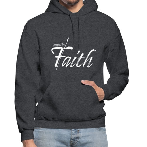 Mens Hoodie - Pullover Hooded Sweatshirt - Graphic/inspire Faith Sweaters & Hoodies - Jameson Ward