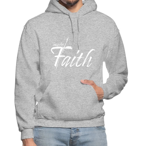 Mens Hoodie - Pullover Hooded Sweatshirt - Graphic/inspire Faith Sweaters & Hoodies - Jameson Ward