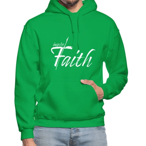 Mens Hoodie - Pullover Hooded Sweatshirt - Graphic/inspire Faith Sweaters & Hoodies - Jameson Ward