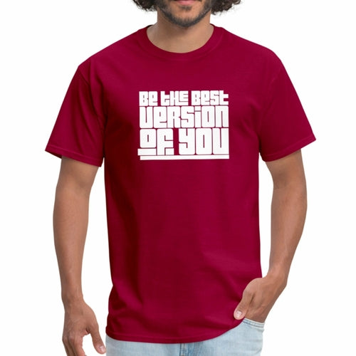 Mens T-shirt - be the Best Version of you Graphic Tee Activewear - Jameson Ward