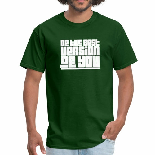 Mens T-shirt - be the Best Version of you Graphic Tee Activewear - Jameson Ward