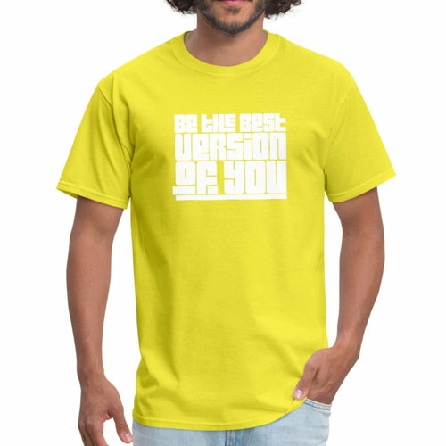 Mens T-shirt - be the Best Version of you Graphic Tee Activewear - Jameson Ward