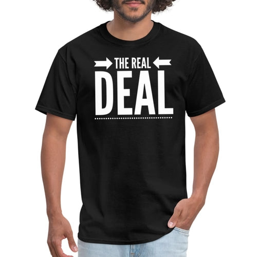 Mens Unisex T-shirt, The Real Deal Double Arrow Graphic Tee Activewear - Jameson Ward