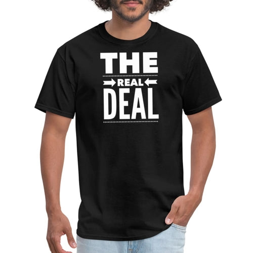 Mens Unisex T-shirt - the Real Deal Graphic Tee Activewear - Jameson Ward