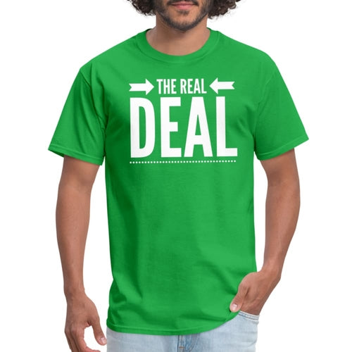 Mens Unisex T-shirt, The Real Deal Double Arrow Graphic Tee Activewear - Jameson Ward