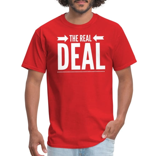 Mens Unisex T-shirt, The Real Deal Double Arrow Graphic Tee Activewear - Jameson Ward